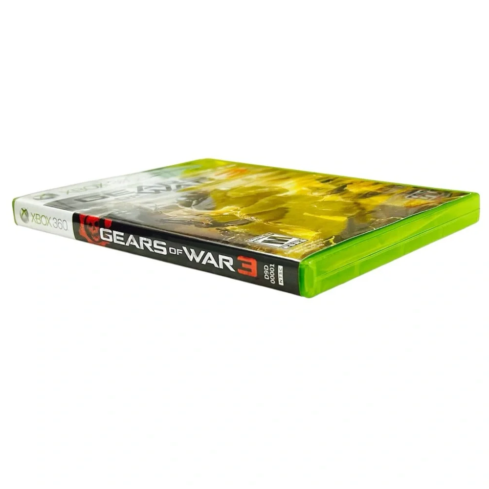 Xbox 360 Gears of War 3 CIB Complete w/ Manual + Sticker Pack Tested Working
